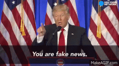 Catchphrase You Are Fake News GIF - Catchphrase You Are Fake News Trump -  Discover &amp; Share GIFs