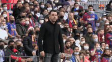 xavi xavier hernandez barca barcelona manager goal goat messi