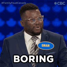 Boring Family Feud Canada GIF - Boring Family Feud Canada Im Boring GIFs