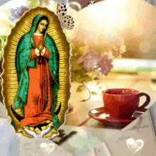 Buen Dia Manto Celestial GIF - Buen Dia Manto Celestial Santa Maria De Guadalupe GIFs