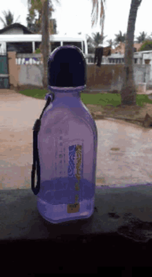 water bottle almost empty