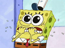 Panic Worried GIF - Panic Worried Spongebob GIFs
