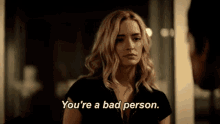 You'Re A Bad Person. GIF - Bad Person Youre A Bad Person GIFs