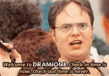 Welcome To Dramione Parks And Rec GIF - Welcome To Dramione Parks And Rec Dwight Schrute GIFs
