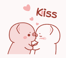 Pig Couple GIF - Pig Couple Kiss GIFs