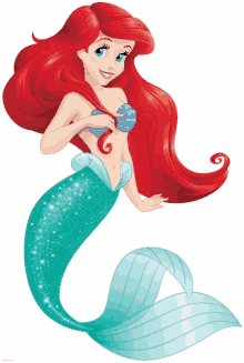 little mermaid disney princess ariel smile happy