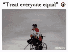 politically correct equal hockey equality treat everyone equal