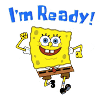 I Am Ready Sponge Bob GIF - I Am Ready Sponge Bob Running GIFs