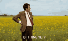 Is It Time Yet? GIF - Is It Time Yet Mr Bean GIFs