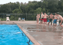 dive heavy swimming pool