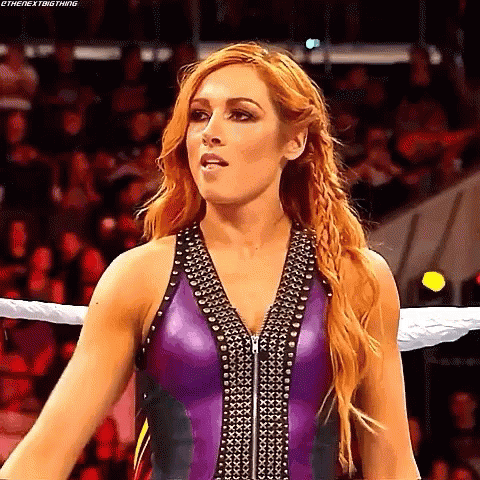 Becky Lynch,WWE,Hell In A Cell,Wrestling,Tongue Out,gif,animated gif,gifs,m...