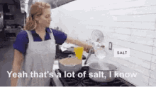 Molly Baz Salty GIF - Molly Baz Salty Thats A Lot Of Salt GIFs