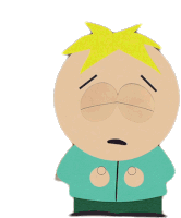 Thinking Butters Stotch Sticker - Thinking Butters Stotch South Park Stickers