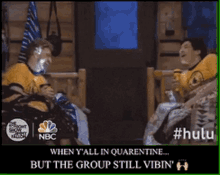 Air High Five Thats Funny GIF - Air High Five Thats Funny Social Distancing GIFs