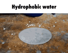 water hydrophobic water science weird strange
