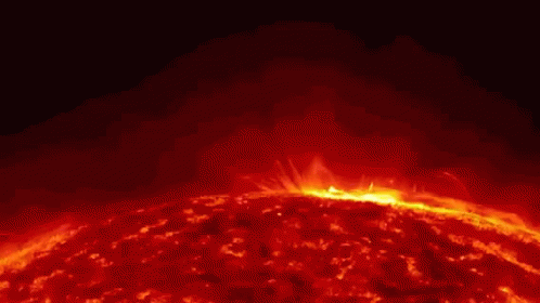 Erupción Solar... En El Sol GIF - Sol Solar Estrella - Descubre &amp; Comparte  GIFs