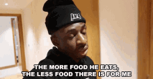 The More Food He Easts The Less Food There Is For Me GIF - The More Food He Easts The Less Food There Is For Me More For Me GIFs