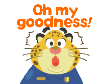 Tiger Shock Sticker - Tiger Shock Oh My Stickers