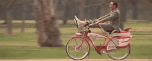 Feliz Viernes GIF - Peewee Herman Riding Bike Im Coming GIFs