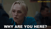 Why Are You Here Marie Winter GIF - Why Are You Here Marie Winter Wentworth GIFs