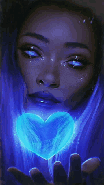 Elliered Blue Heart GIF - Elliered Blue Heart Blue GIFs