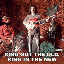 Ring Out The Old Ring In The New George Harrison GIF - Ring Out The Old Ring In The New George Harrison Ding Dong Ding Dong Song GIFs