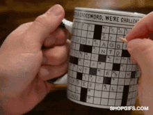 Crossword Coffee GIF - Crossword Coffee Cup GIFs