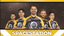 spacestation thumbs up nice smiling squad