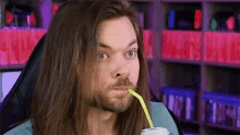 Sips Straw Drinking GIF - Sips Straw Drinking Taking A Sip GIFs