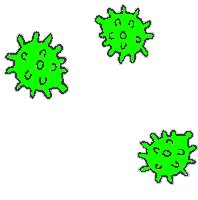 Vírus Coronavirus Sticker - Vírus Coronavirus Green Stickers