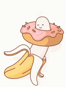 banana e rosquinha banana doughnut sex