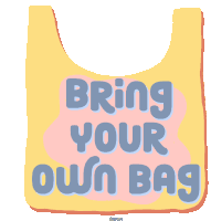 Byob Bring Your Own Bag Sticker - Byob Bring Your Own Bag Shopping Stickers