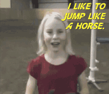 Jump Like A Horse Horse Girl GIF - Jump Like A Horse Jump Horse Girl GIFs