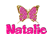 Natalie Butterfly Sticker - Natalie Butterfly Pink Stickers