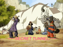 avatar secret tunnel song aang momo