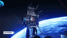 floating space flying outpost arena warfare floating space flying outpost arena warfare