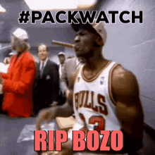 Michael Jordan Packwatch GIF - Michael Jordan Packwatch Rip Bozo GIFs