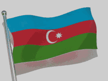 Azerbaijan Flag GIF - Azerbaijan Flag Flag Waver GIFs