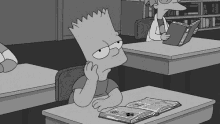 The Simpsons Bart GIF - The Simpsons Bart Tired GIFs