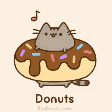 Donuts Cat GIF - Donuts Donut Cat GIFs