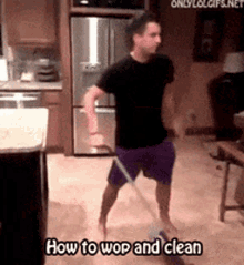 How To Wop And Clean Dance GIF - How To Wop And Clean Dance Swag GIFs