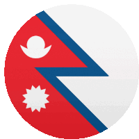 Nepal Flags Sticker - Nepal Flags Joypixels Stickers