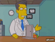 Mr Burns Door GIF - Mr Burns Door Simpsons GIFs