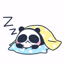 panda  zzz  sleep  go to bed  sleepy