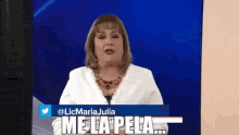 maria julia multimedios pela newscaster