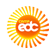 Camp Edc Sun Sticker - Camp Edc Sun Shining Stickers