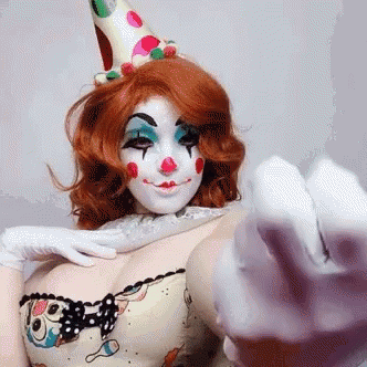 Clown Girl Marshmallowmaximus GIF.