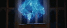 blue fire magic magical warlock witch