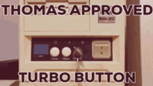 thomas turbo button turbo button