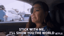Stick With Me Ill Show You The World GIF - Stick With Me Ill Show You The World Tia Carrere GIFs